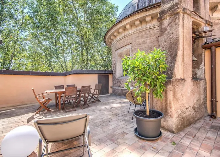 Sant'eligio Attic With Exclusive Terrace Campo Di Fiori Апартаменты