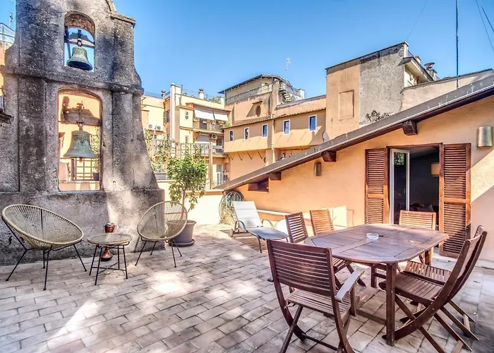 Апартаменты Sant'eligio Attic With Exclusive Terrace Campo Di Fiori Рим